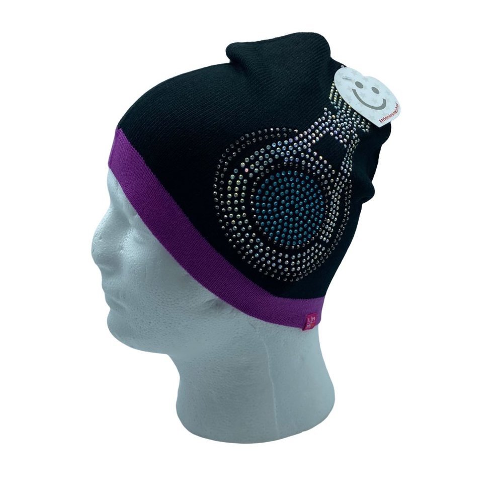 Little‎ Miss Matched Sequin Headphones Beanie Cap NWT Winter Hat One Size